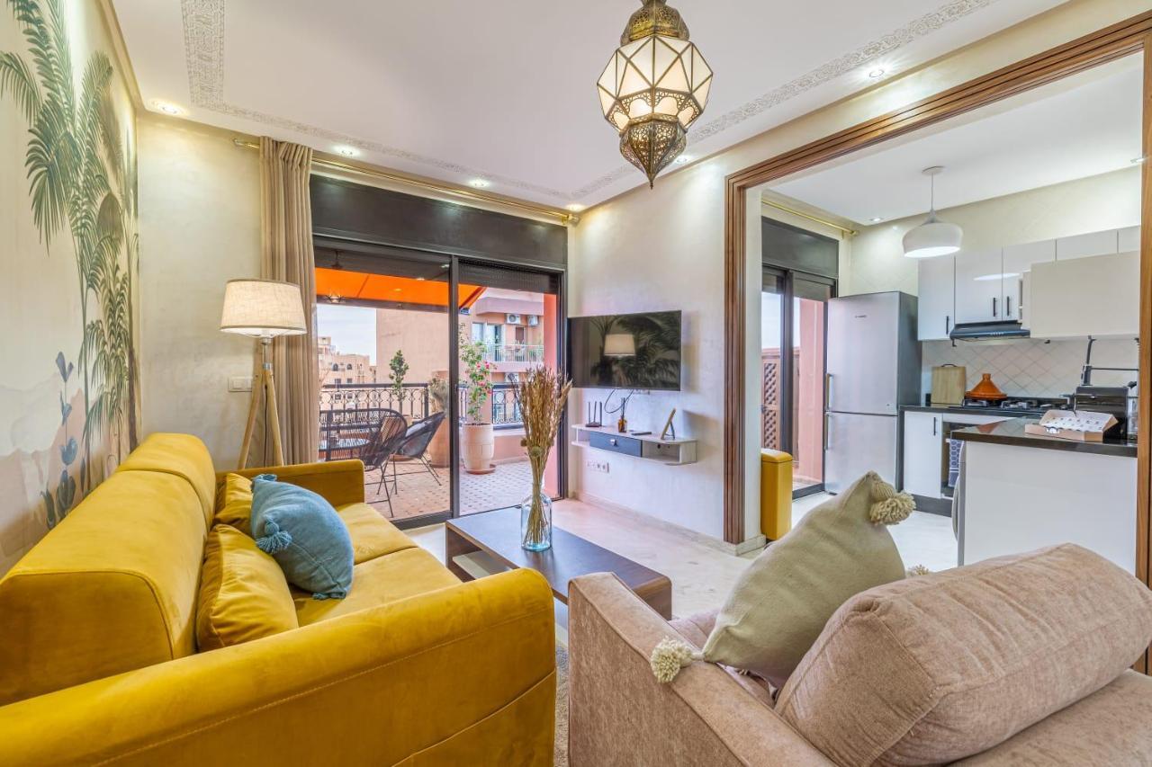 L'Atlas - Appartement Authentique A Gueliz Marrakesh Esterno foto
