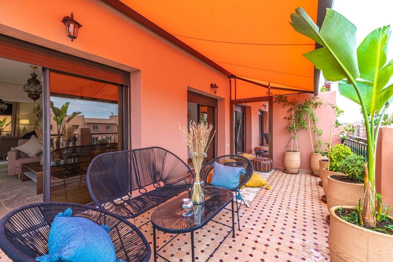 L'Atlas - Appartement Authentique A Gueliz Marrakesh Esterno foto